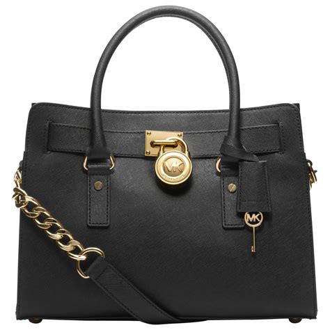 michael kors hamilton väska|Michael Kors leather satchel.